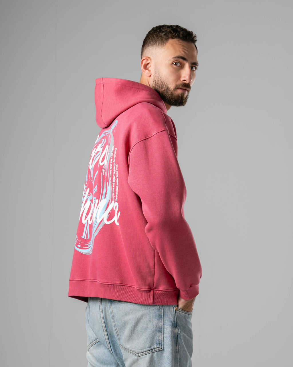 Washed Hot Pink Timeless Hoodie