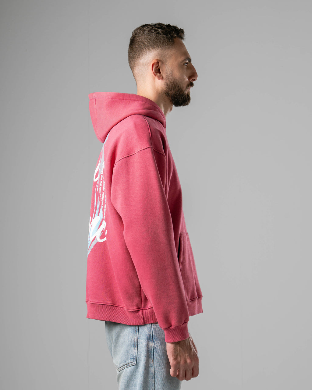 Washed Hot Pink Timeless Hoodie