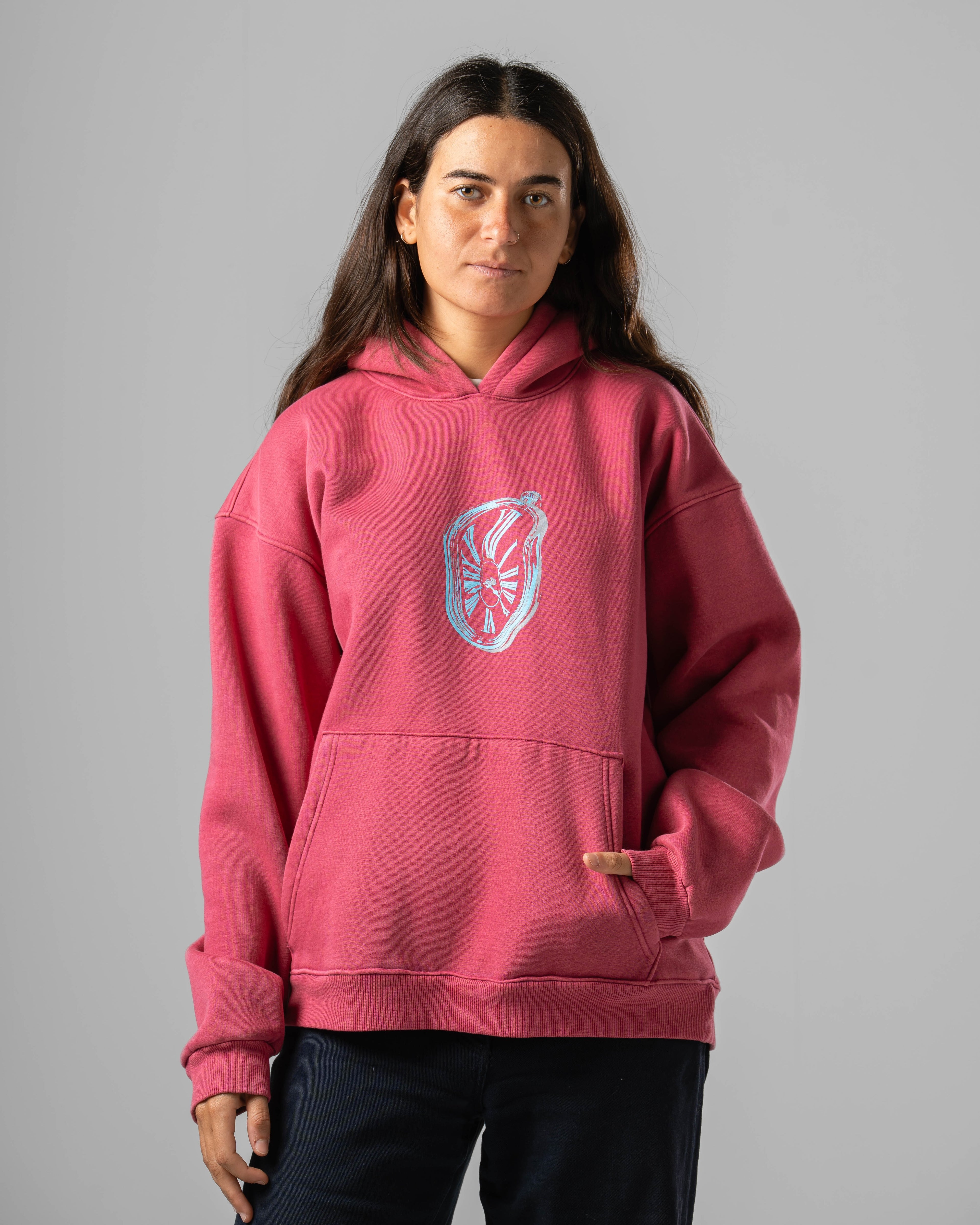 Washed Hot Pink Timeless Hoodie